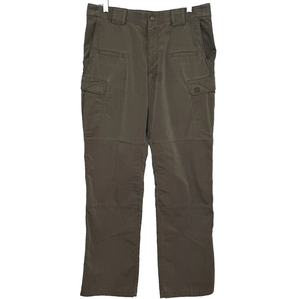 5.11 Tactical Series Cargo Pants Mens‎ Size 32x32 Army Green Ripstop Double Knee